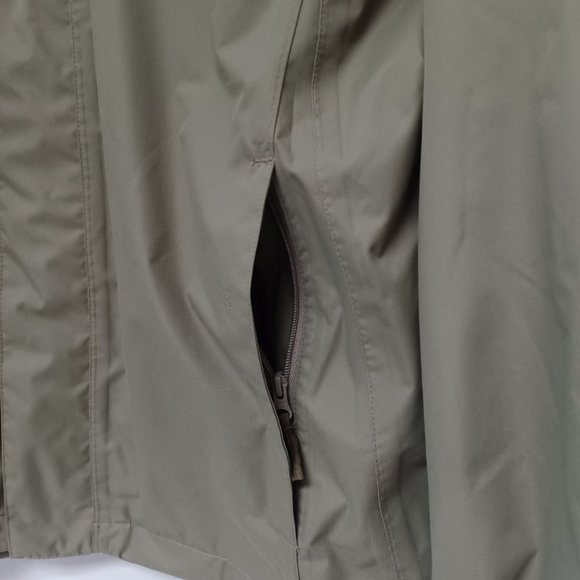 SOLD!--Quechua Decathlon Ebay Logo Rain Jacket, Olive Green, Men's Small - Picture 4 of 14